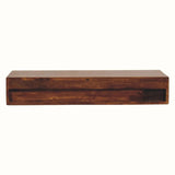 Fogel 2 Drawer Floating Console Table - Chestnut Console Tables - Bokel Home