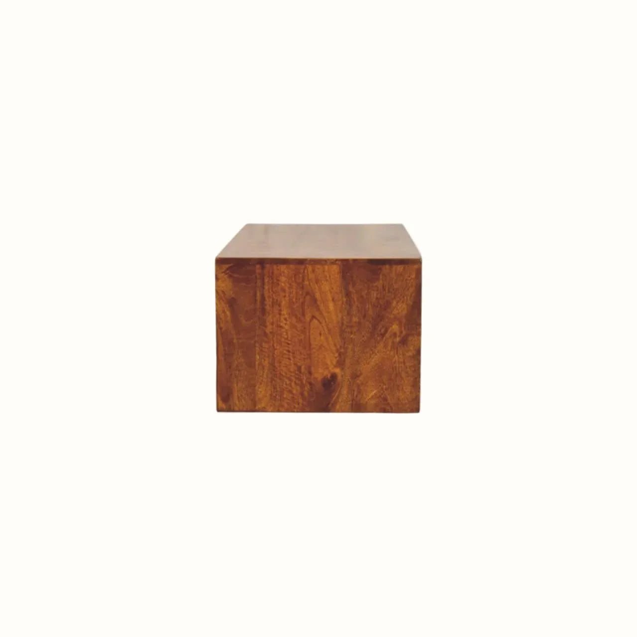 Fogel 2 Drawer Open Floating Console Table - Chestnut Console Tables - Bokel Home