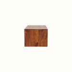 Fogel 2 Drawer Open Floating Console Table - Chestnut Console Tables - Bokel Home