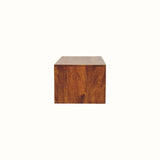 Fogel 2 Drawer Open Wall Mounted Console Table - Chestnut Console Tables - Bokel Home