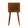 Fogel Bedside Table 2 Drawers, Mini - Chestnut Bedside Tables - Bokel Home