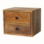 Fogel Floating Bedside Table, Small - Natural Bedside Tables - Bokel Home