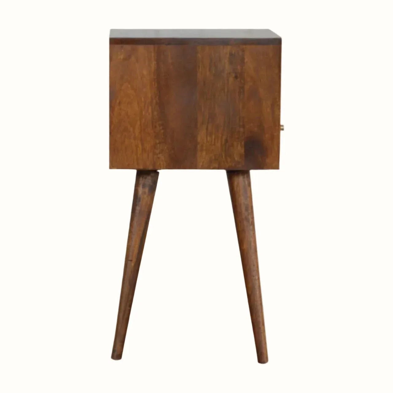Fogel Open Bedside Table, Mini - Chestnut Bedside Tables - Bokel Home