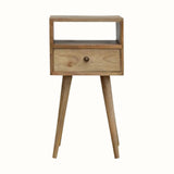Fogel Open Bedside Table, Mini - Natural Bedside Tables - Bokel Home