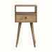 Fogel Open Bedside Table, Mini - Natural Bedside Tables - Bokel Home