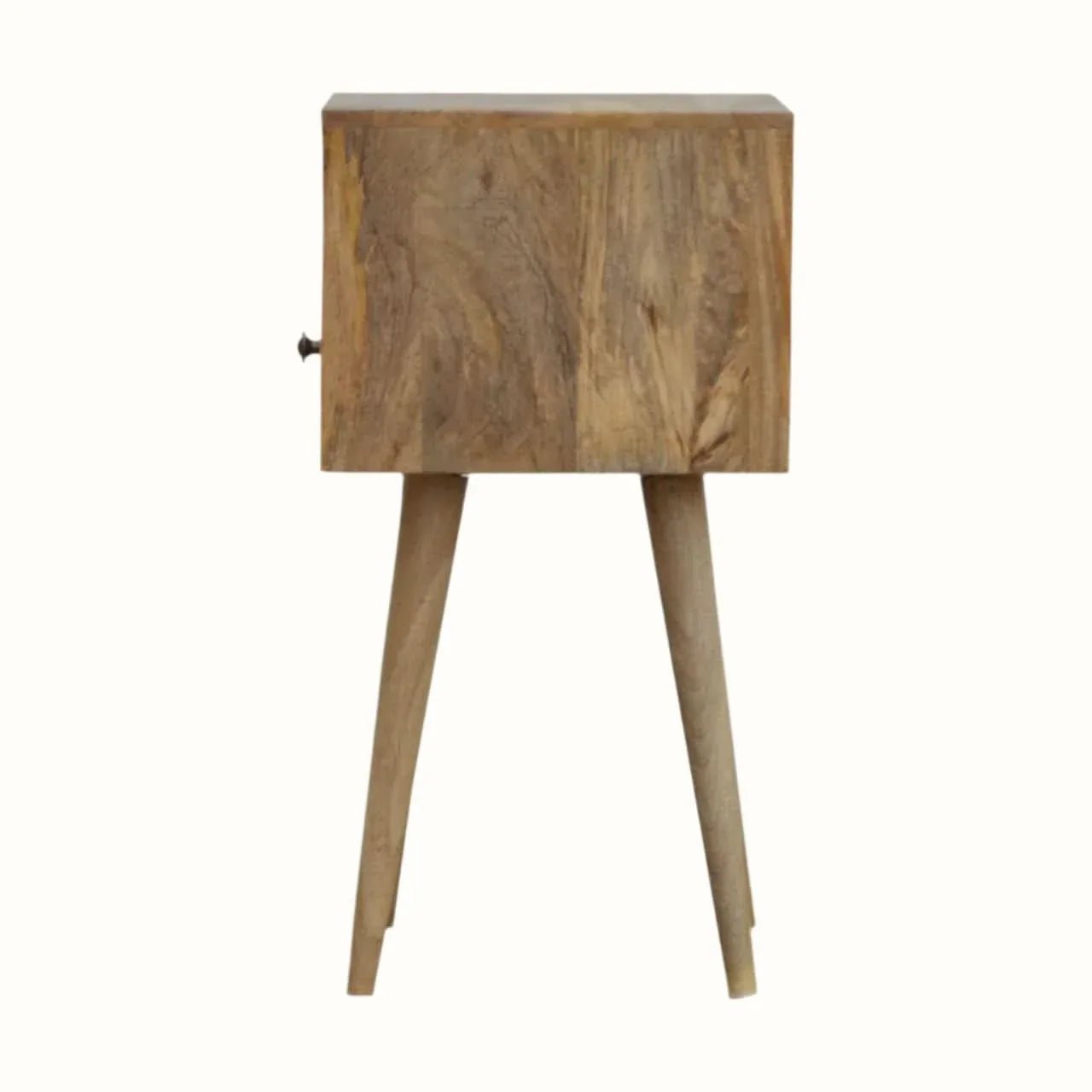 Fogel Open Bedside Table, Mini - Natural Bedside Tables - Bokel Home