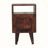 Fogel Open Bedside Table, Small - California Walnut Bedside Tables - Bokel Home