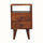 Fogel Open Bedside Table, Small - Chestnut Bedside Tables - Bokel Home