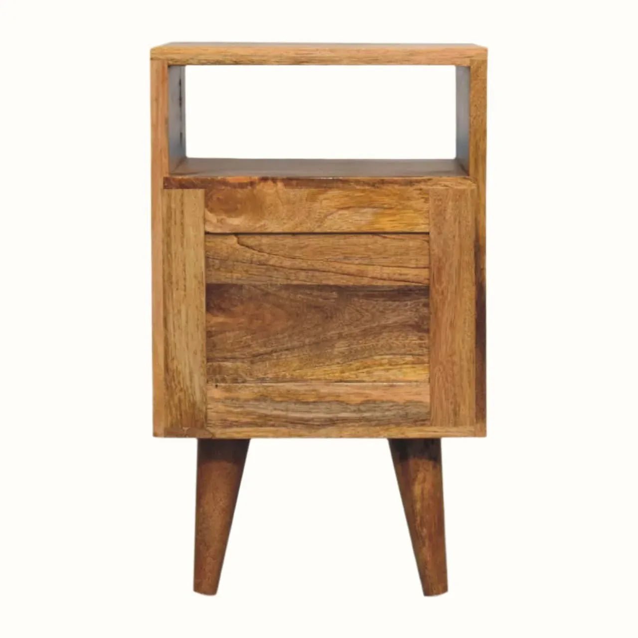 Fogel Open Bedside Table, Small - Natural Bedside Tables - Bokel Home