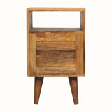 Fogel Open Bedside Table, Small - Natural Bedside Tables - Bokel Home