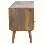 Fogel Open Triple Shelf TV Stand - Natural TV Stands - Bokel Home