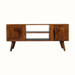 Fogel Open TV Stand, Large - Chestnut TV Stands - Bokel Home