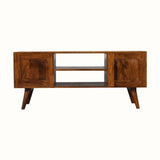 Fogel Open TV Stand, Large - Chestnut TV Stands - Bokel Home