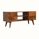 Fogel Open TV Stand, Large - Chestnut TV Stands - Bokel Home
