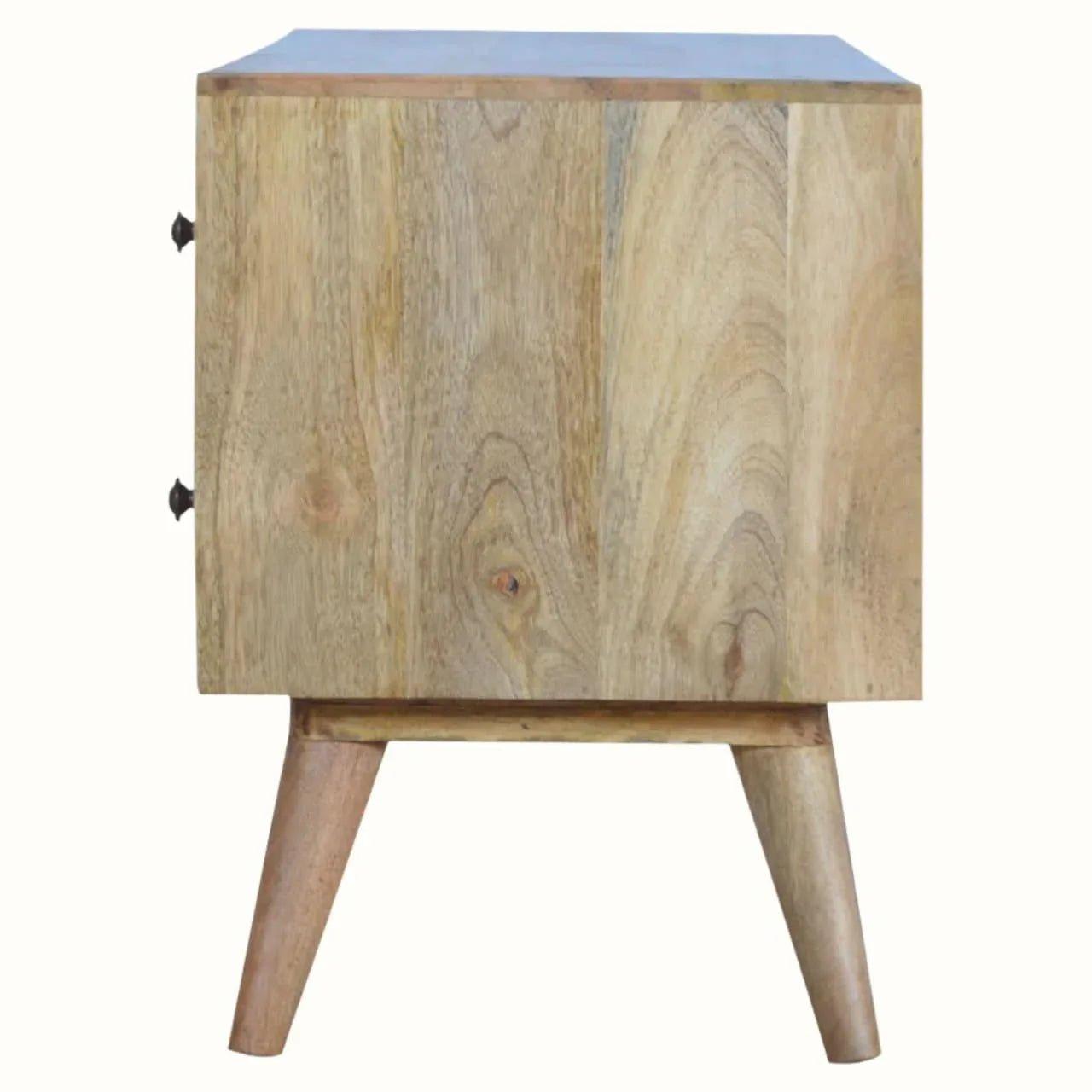 Fogel Open TV Stand, Large - Natural TV Stands - Bokel Home