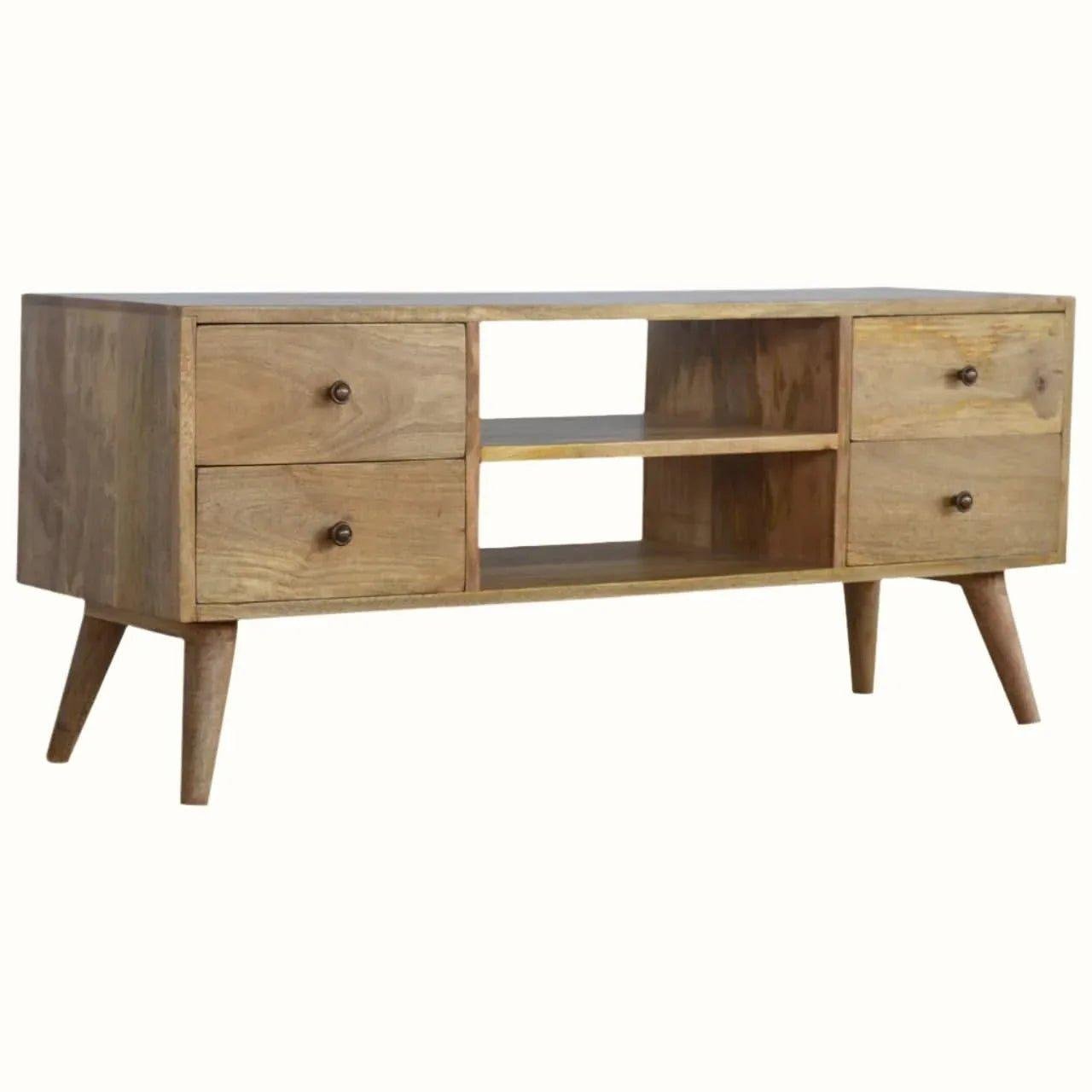 Fogel Open TV Stand, Large - Natural TV Stands - Bokel Home