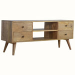 Fogel Open TV Stand, Large - Natural TV Stands - Bokel Home