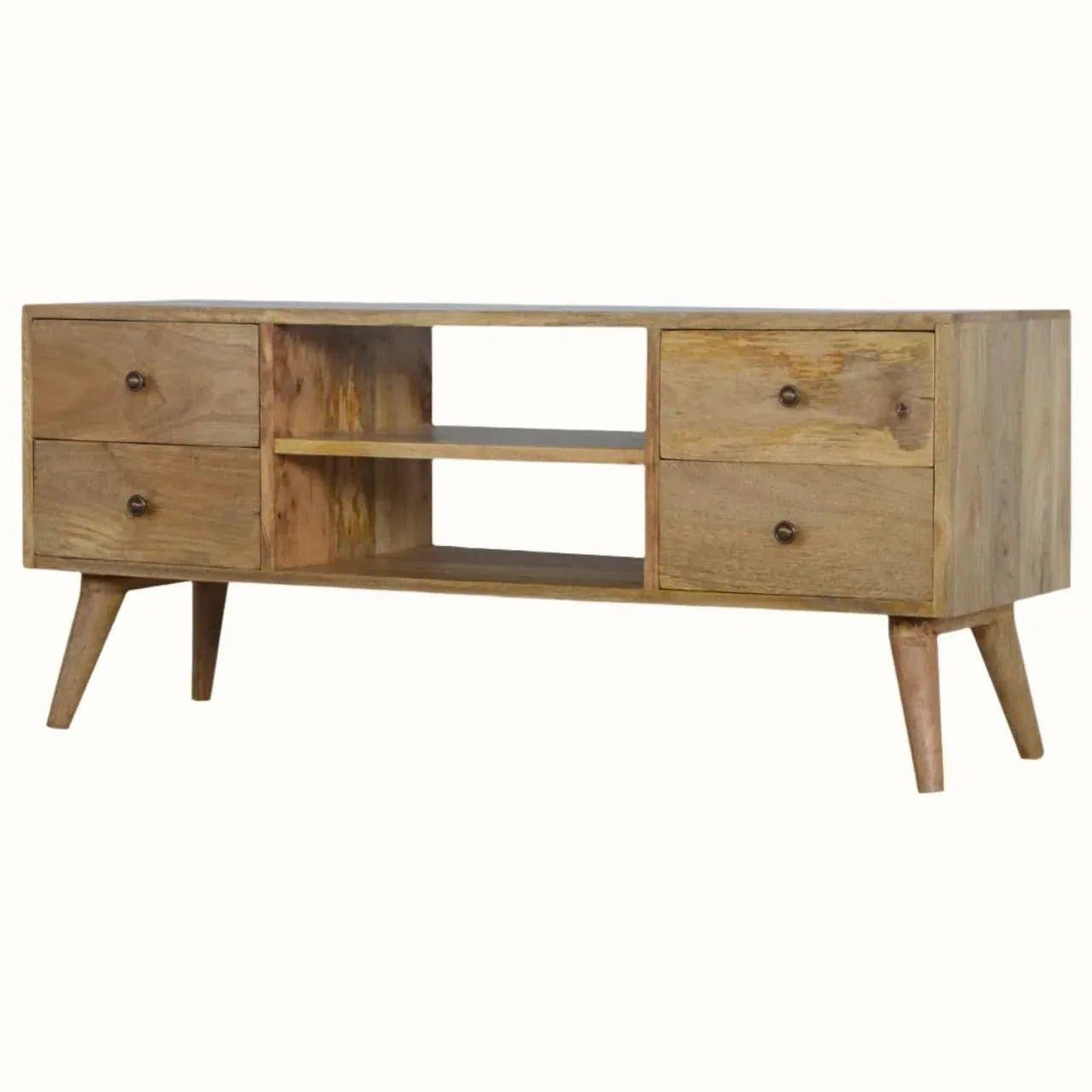 Fogel Open TV Stand, Large - Natural TV Stands - Bokel Home