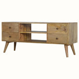 Fogel Open TV Stand, Large - Natural TV Stands - Bokel Home