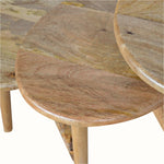 Fogel Stools (set of 3) - Natural Side Tables - Bokel Home