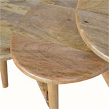 Fogel Stools (set of 3) - Natural Side Tables - Bokel Home