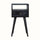 Fogel Open Bedside Table with Drawer, Mini - Ash Black