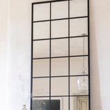 Fulbrook Leaning Mirror, Large - Black Mirrors - Bokel Home
