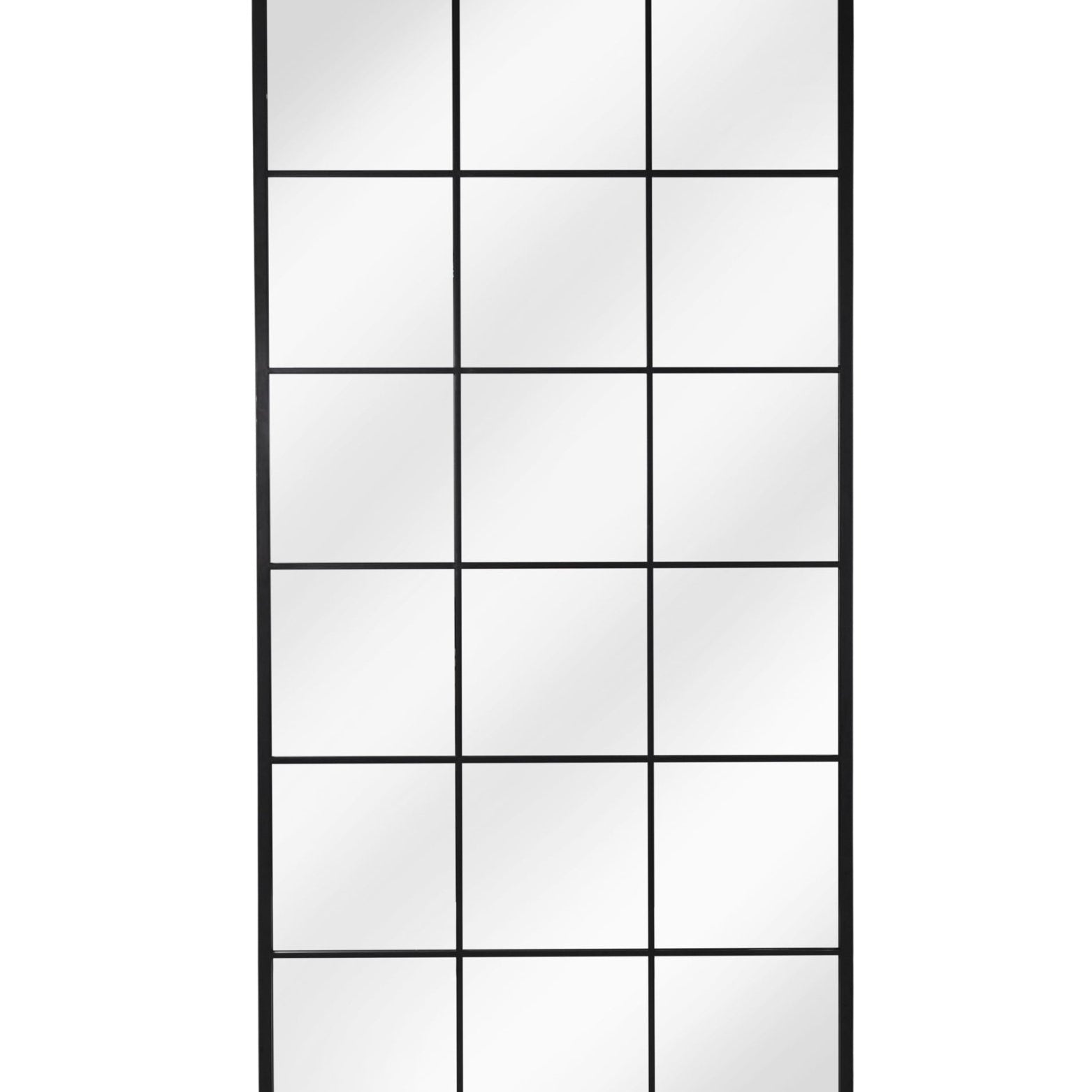 Fulbrook Leaning Mirror, Large - Black Mirrors - Bokel Home