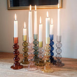 Grey Bubble Candlestick Holder Candle Holders - Bokel Home
