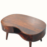 Haft Coffee Table, Medium - Light Walnut Coffee Tables - Bokel Home