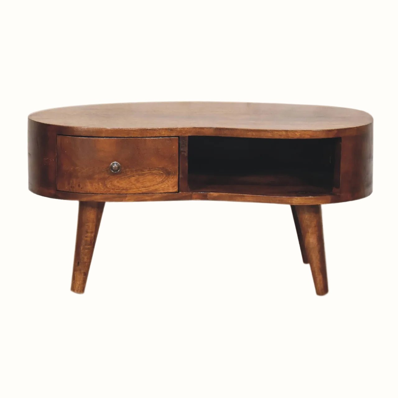 Haft Coffee Table, Small - Chestnut Coffee Tables - Bokel Home