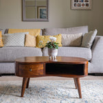 Haft Coffee Table, Small - Chestnut Coffee Tables - Bokel Home