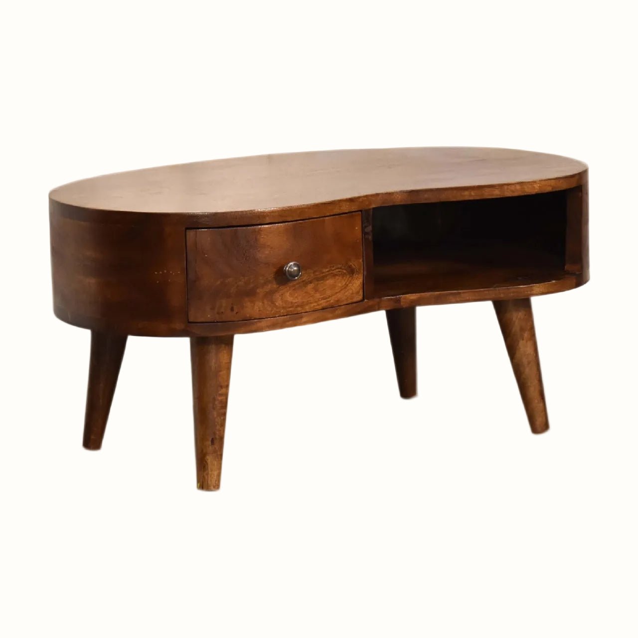 Haft Coffee Table, Small - Chestnut Coffee Tables - Bokel Home