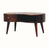 Haft Coffee Table with Storage, Medium - California Walnut Coffee Tables - Bokel Home
