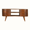Haft Media Unit - Chestnut TV Stands - Bokel Home