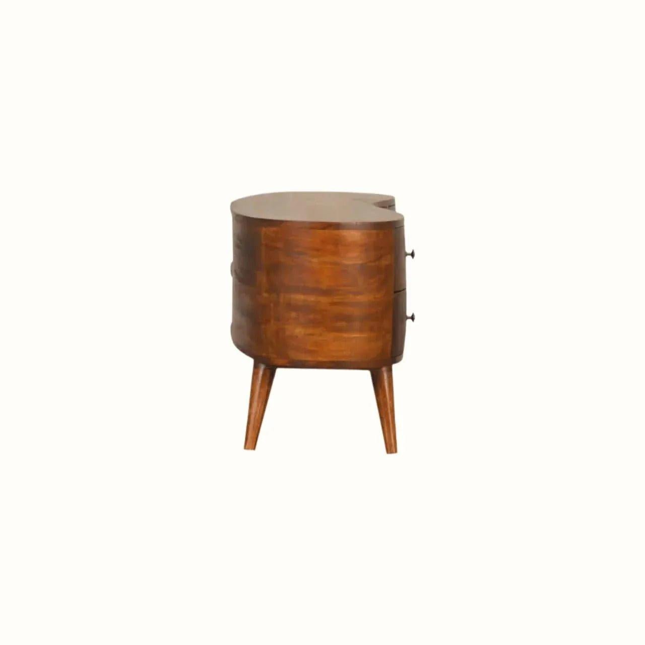 Haft Media Unit, Large - Chestnut TV Stands - Bokel Home