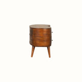 Haft Media Unit, Large - Chestnut TV Stands - Bokel Home