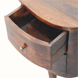 Haft Media Unit, Large - Walnut TV Stands - Bokel Home