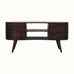 Haft Media Unit, Large - Walnut TV Stands - Bokel Home