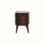 Haft Media Unit, Large - Walnut TV Stands - Bokel Home