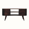 Haft Media Unit - Walnut TV Stands - Bokel Home