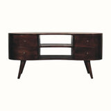 Haft Media Unit - Walnut TV Stands - Bokel Home