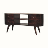 Haft Media Unit - Walnut TV Stands - Bokel Home