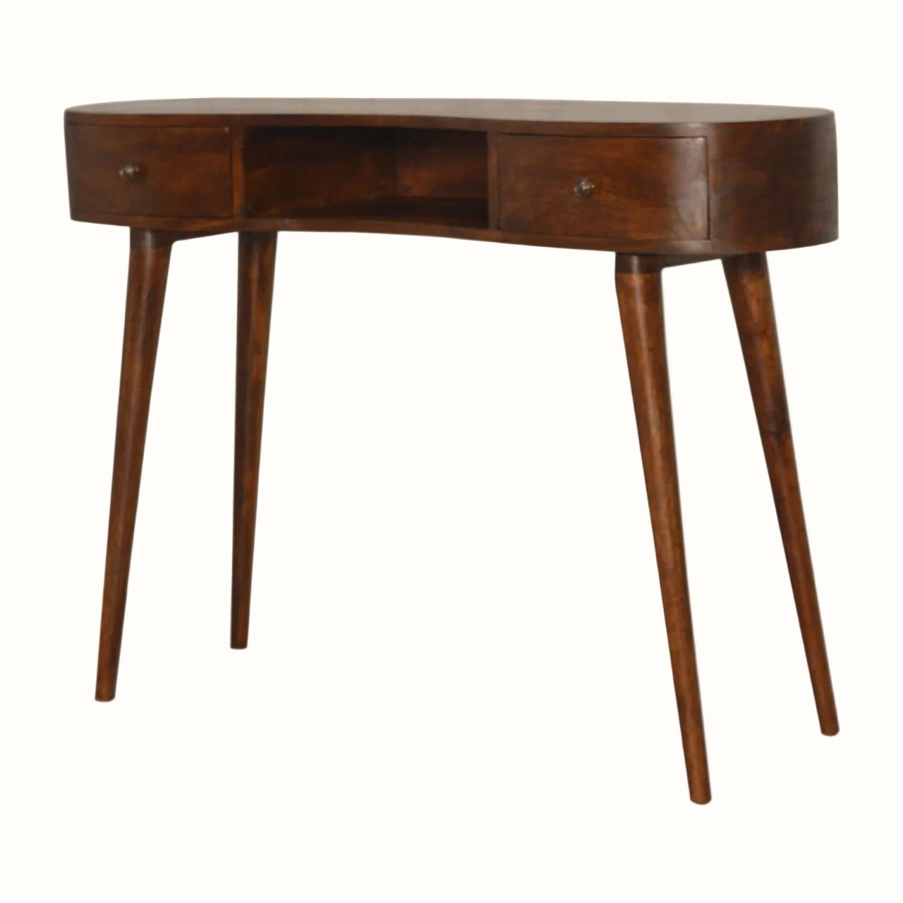 Haft Writing Desk, Large - Chestnut Desks - Bokel Home