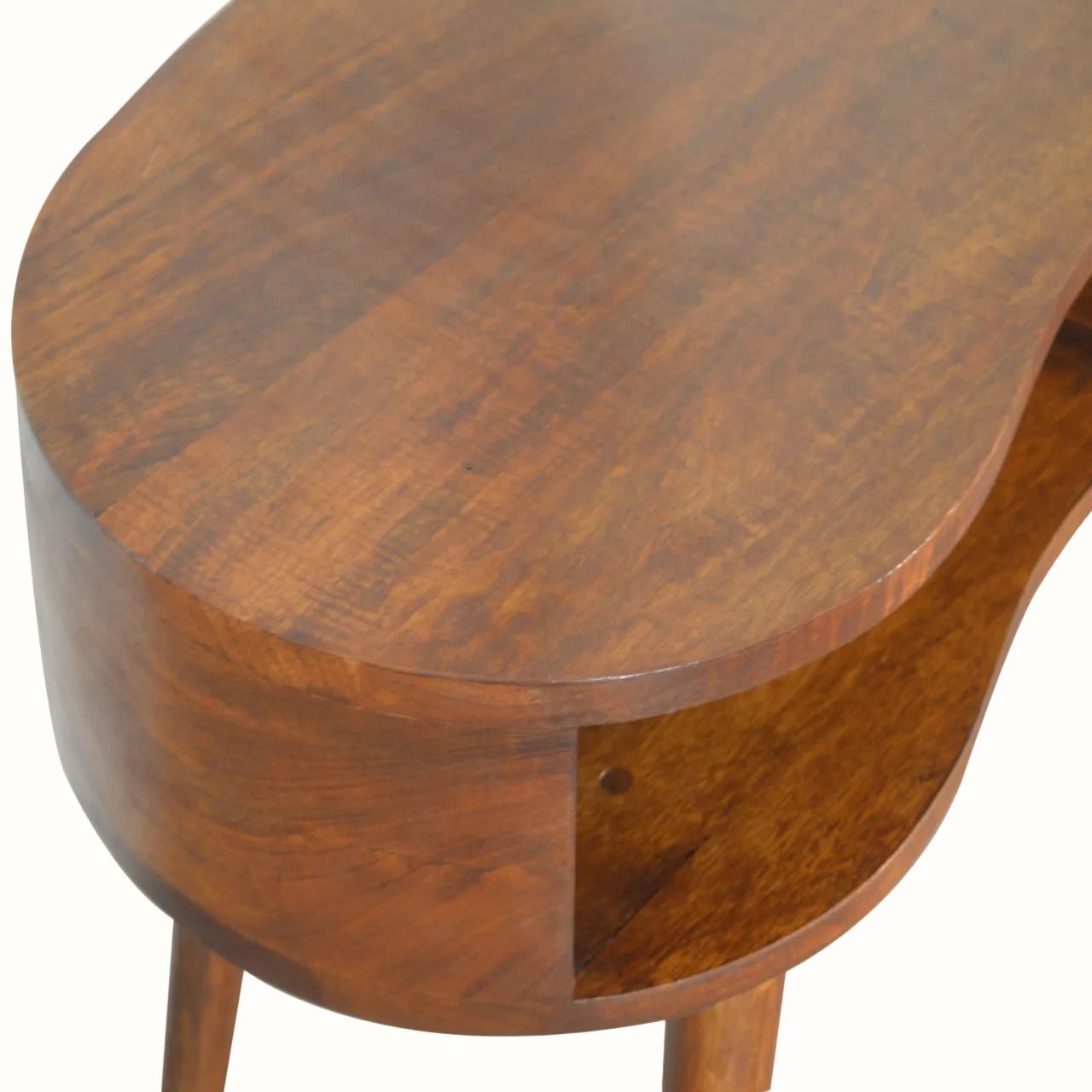 Haft Writing Desk, Medium - Chestnut Desks - Bokel Home