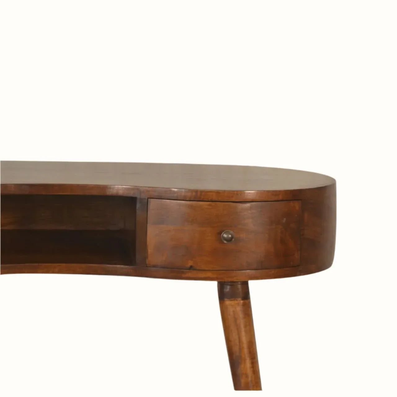 Haft Writing Desk, Medium - Chestnut Desks - Bokel Home
