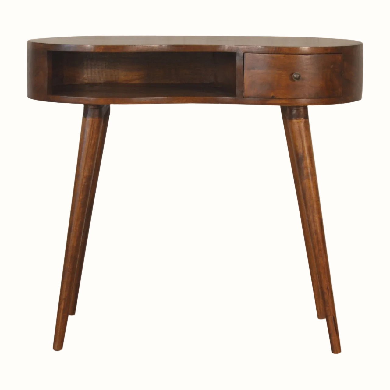 Haft Writing Desk, Medium - Chestnut Desks - Bokel Home