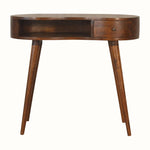 Haft Writing Desk, Medium - Chestnut Desks - Bokel Home