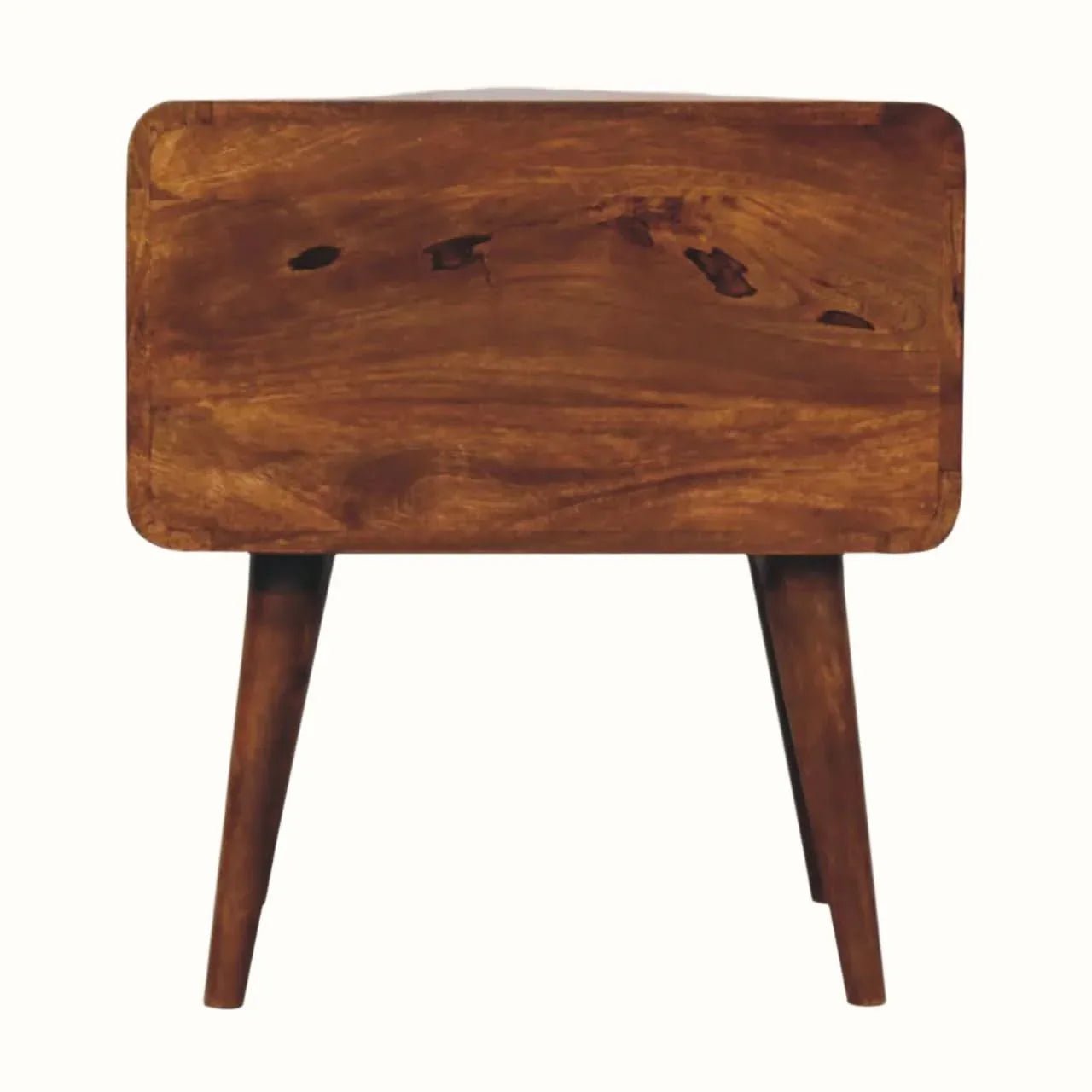 Hamade Bedside Table, Large - Chestnut Bedside Tables - Bokel Home