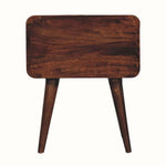 Hamade Bedside Table, Medium - California Walnut Bedside Tables - Bokel Home